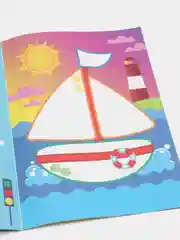 Бежевый раскраска "Рисуем пальчиками"