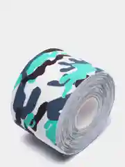 Синий кинезио тейп 5 м * 5 см с принтом