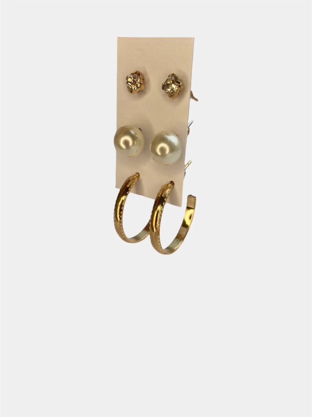 Конфетный серьги женские, 3 пары