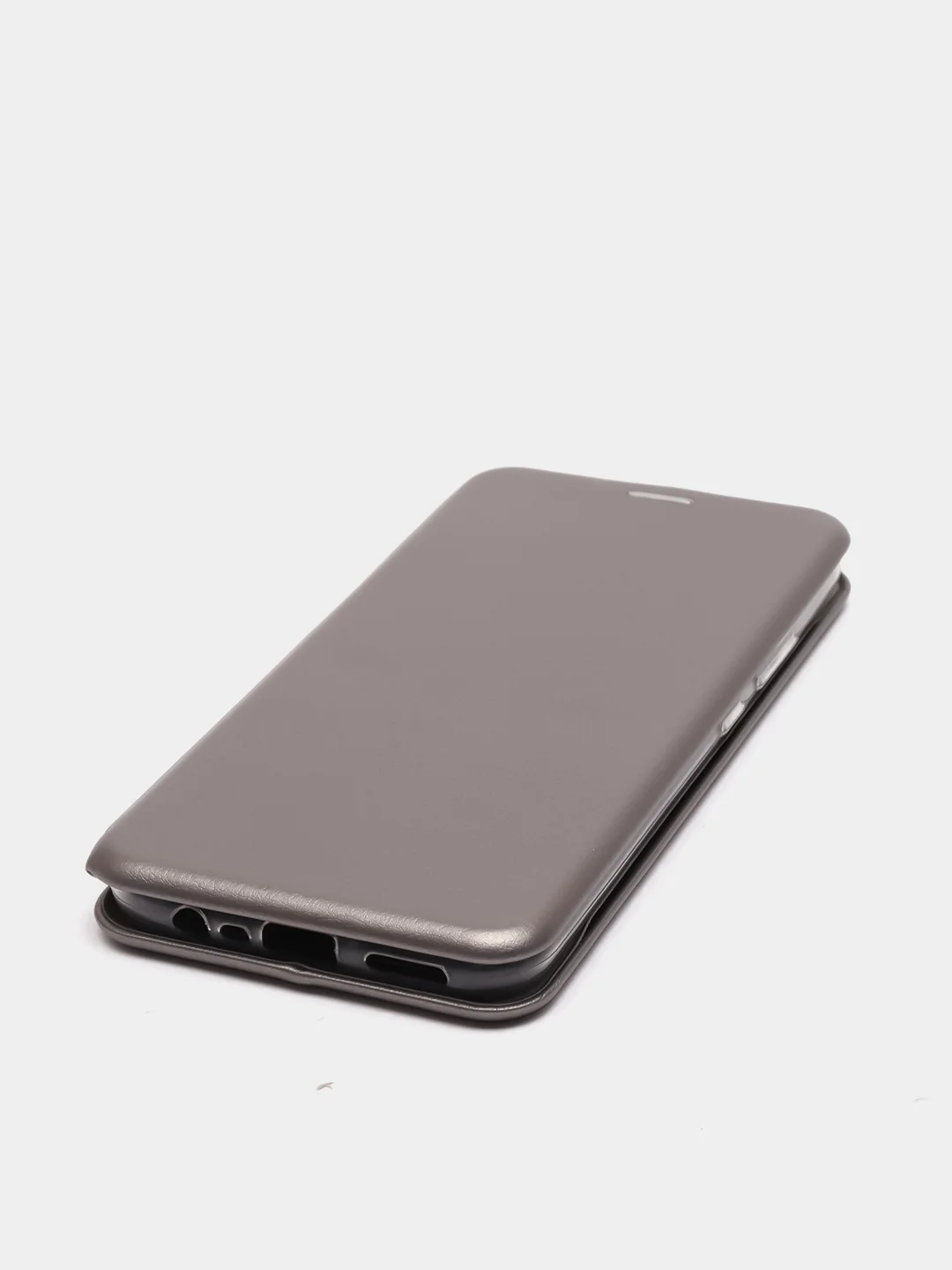 Серебряный чехол-книжка для Realme C12 / C15 / C25 / C25S