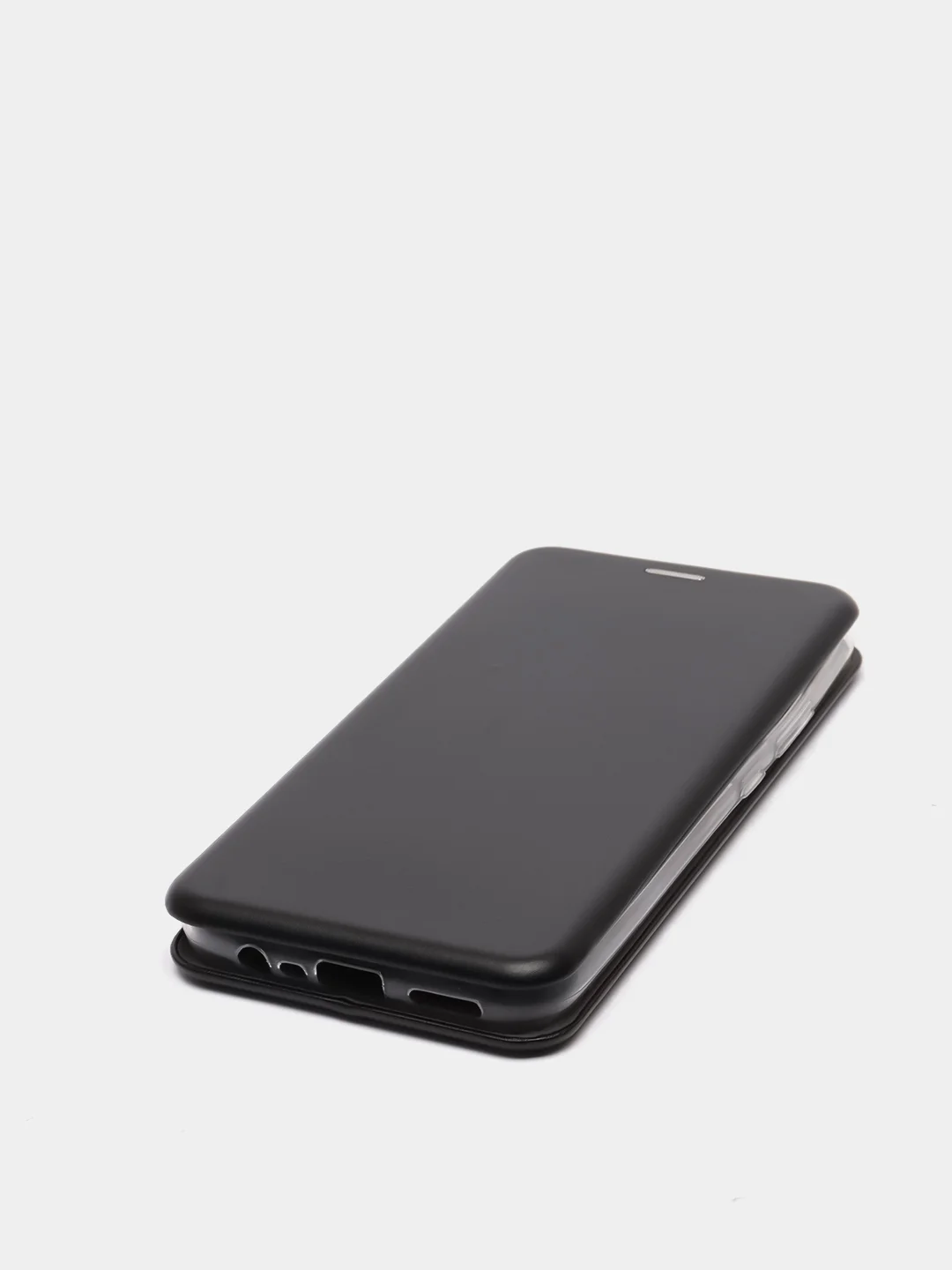 Черный чехол-книжка для Realme C12 / C15 / C25 / C25S