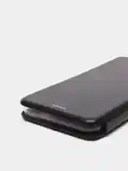 Черный чехол-книжка для Realme C12 / C15 / C25 / C25S