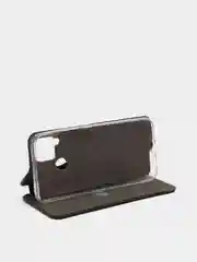 Черный чехол-книжка для Realme C12 / C15 / C25 / C25S