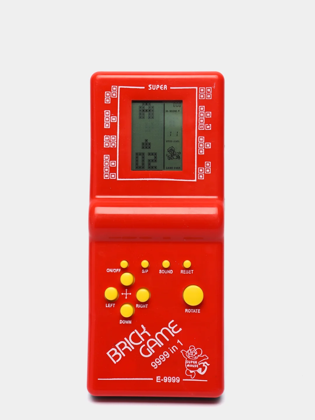 Красный электронная игра Тетрис 9999в1
