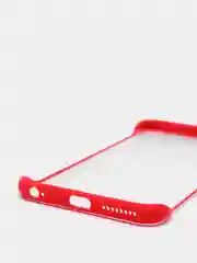 Красный чехол для Apple iPhone 6 Plus / 6s Plus, прозрачный, с держателем