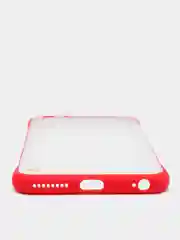 Красный чехол для Apple iPhone 6 Plus / 6s Plus, прозрачный, с держателем