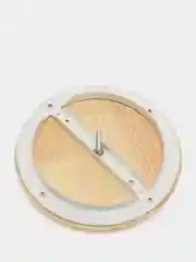 Анемостат с фланцем и деревянным обтекателем ERA DW Pine для бани сауны D 100-150 мм