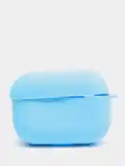 Голубой силиконовый чехол для наушников AirPods Pro с карабином