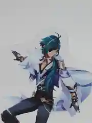 Красный фигурки Genshin Impact, Геншин, акриловая, 2D