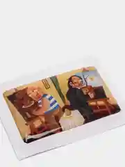 Кораллово-розовый 3d наклейки-стикеры на телефон "Картины всего мира"