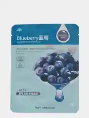 Синий тканевая маска для лица