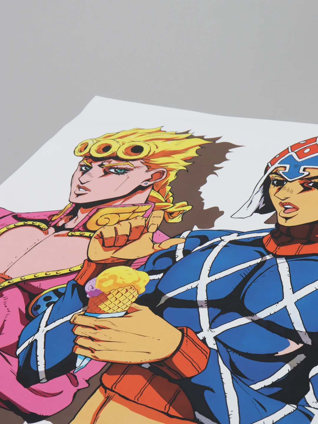 Медный плакат аниме Клинок рассекающий демонов, ДжоДжо, JoJo, Kimetsu no Yaiba