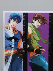 Красный плакат аниме Клинок рассекающий демонов, ДжоДжо, JoJo, Kimetsu no Yaiba