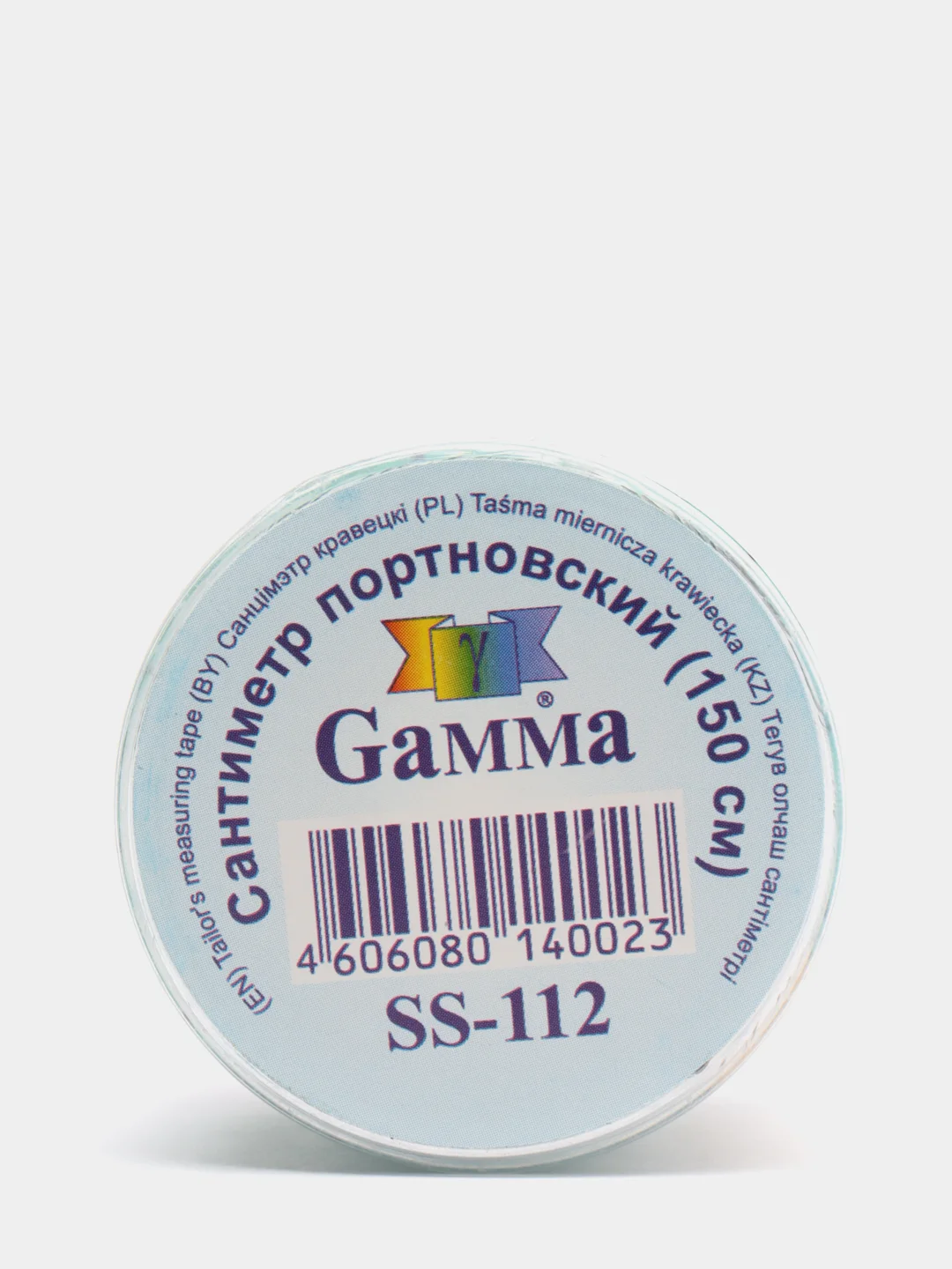Сантиметр в футляре 2,0*150см цв.ассорти