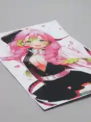 Кремовый плакат аниме Клинок рассекающий демонов, ДжоДжо, JoJo, Kimetsu no Yaiba
