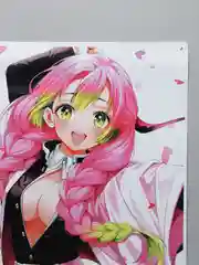 Кремовый плакат аниме Клинок рассекающий демонов, ДжоДжо, JoJo, Kimetsu no Yaiba