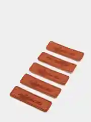 Терракотовый бирки "Hand made", 5 штук, экокожа