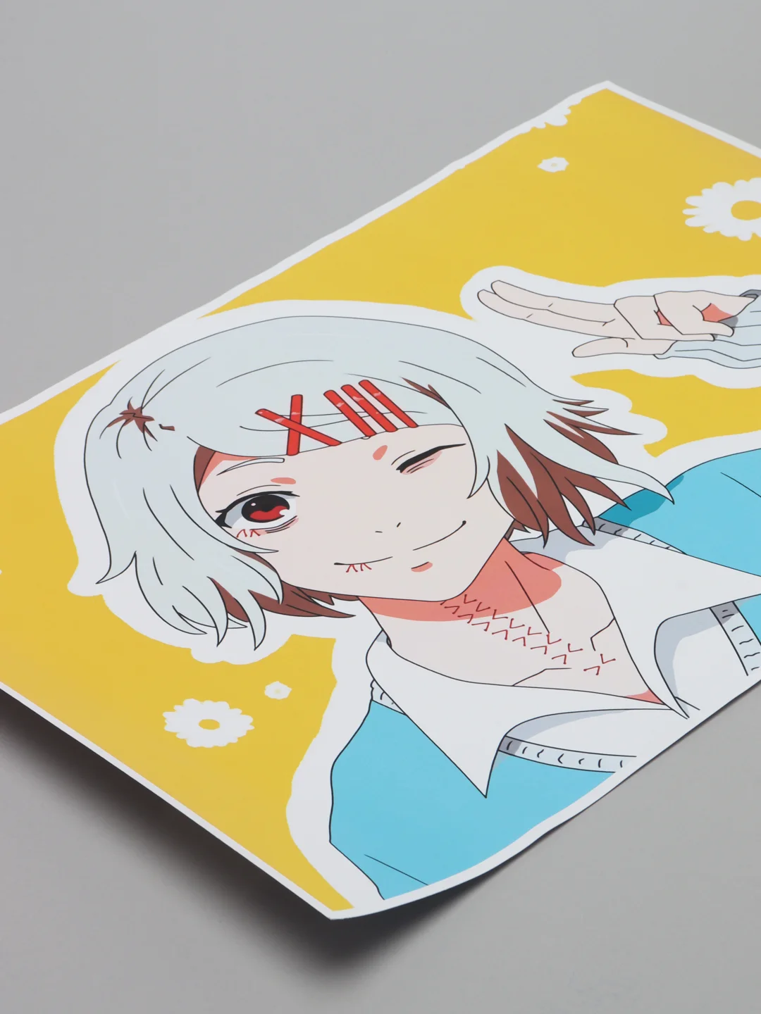Белый плакаты аниме Токийский Гуль,Токийские мстители, Tokyo Ghoul, Tokyo Revengers