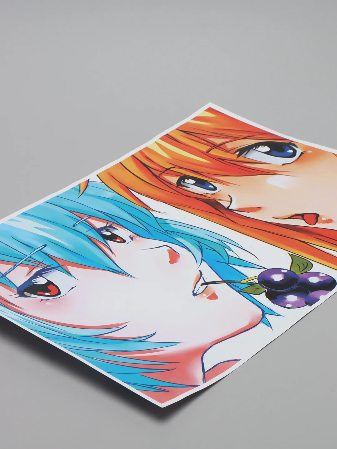 Красный плакат аниме Тетрадь Смерти, Евангелион, Death Note, Evangelion
