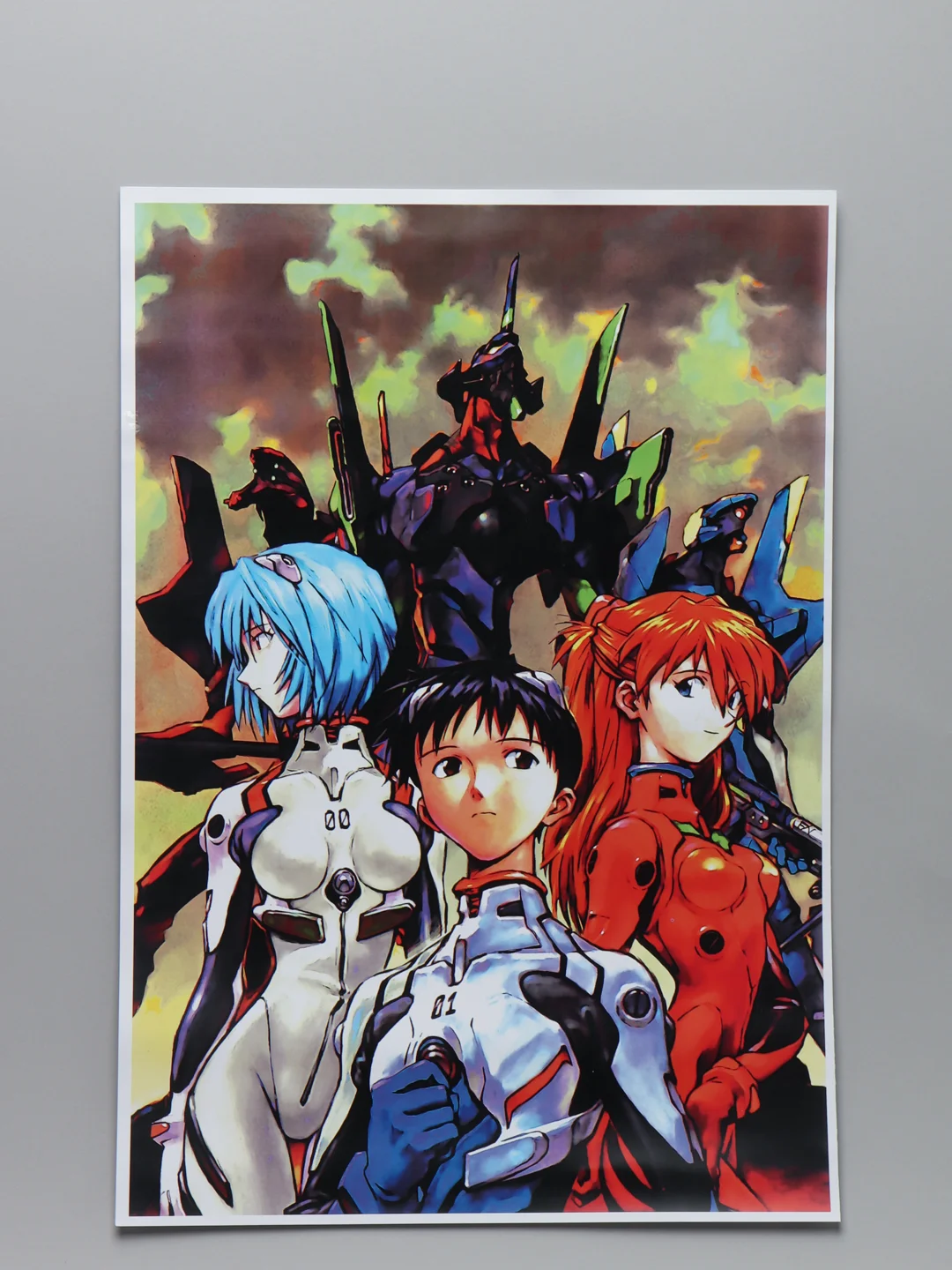 Золотой плакат аниме Тетрадь Смерти, Евангелион, Death Note, Evangelion