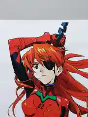 Желтый плакат аниме Тетрадь Смерти, Евангелион, Death Note, Evangelion