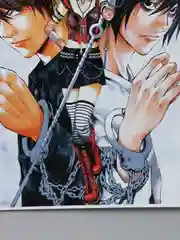Голубой плакат аниме Тетрадь Смерти, Евангелион, Death Note, Evangelion