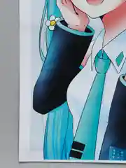 Зеленый плакат аниме Хатсуне Мику, Hatsune Miku, Vocaloid
