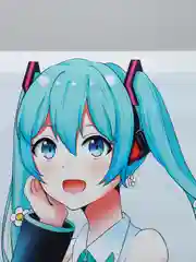 Зеленый плакат аниме Хатсуне Мику, Hatsune Miku, Vocaloid