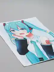 Зеленый плакат аниме Хатсуне Мику, Hatsune Miku, Vocaloid