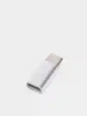 Серебряный адаптер переходник USB Type-C otg micro USB