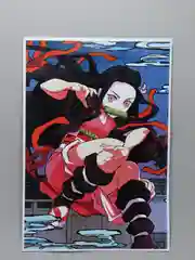 Алый плакат аниме Клинок рассекающий демонов, ДжоДжо, JoJo, Kimetsu no Yaiba