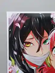 Лайм плакат аниме Клинок рассекающий демонов, ДжоДжо, JoJo, Kimetsu no Yaiba