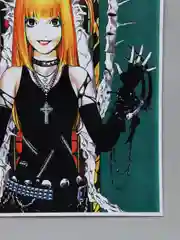 Белый плакат аниме Тетрадь Смерти, Евангелион, Death Note, Evangelion