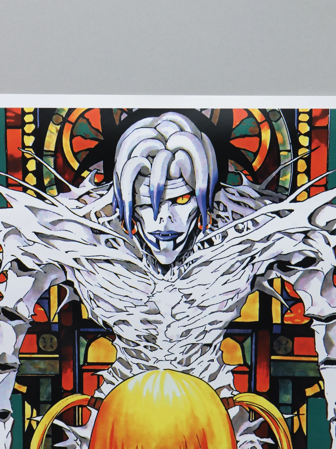 Белый плакат аниме Тетрадь Смерти, Евангелион, Death Note, Evangelion