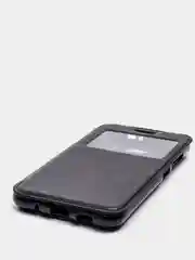 Черный чехол-книга Asus Ze520kl(max 3)/ Zx551ml( Zoom),с окном, подставкой