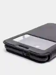 Черный чехол-книга Asus Ze520kl(max 3)/ Zx551ml( Zoom),с окном, подставкой