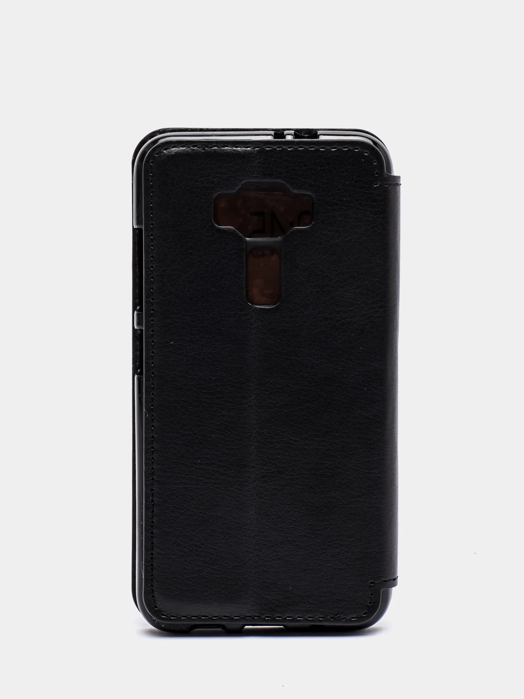 Черный чехол-книга Asus Ze520kl(max 3)/ Zx551ml( Zoom),с окном, подставкой