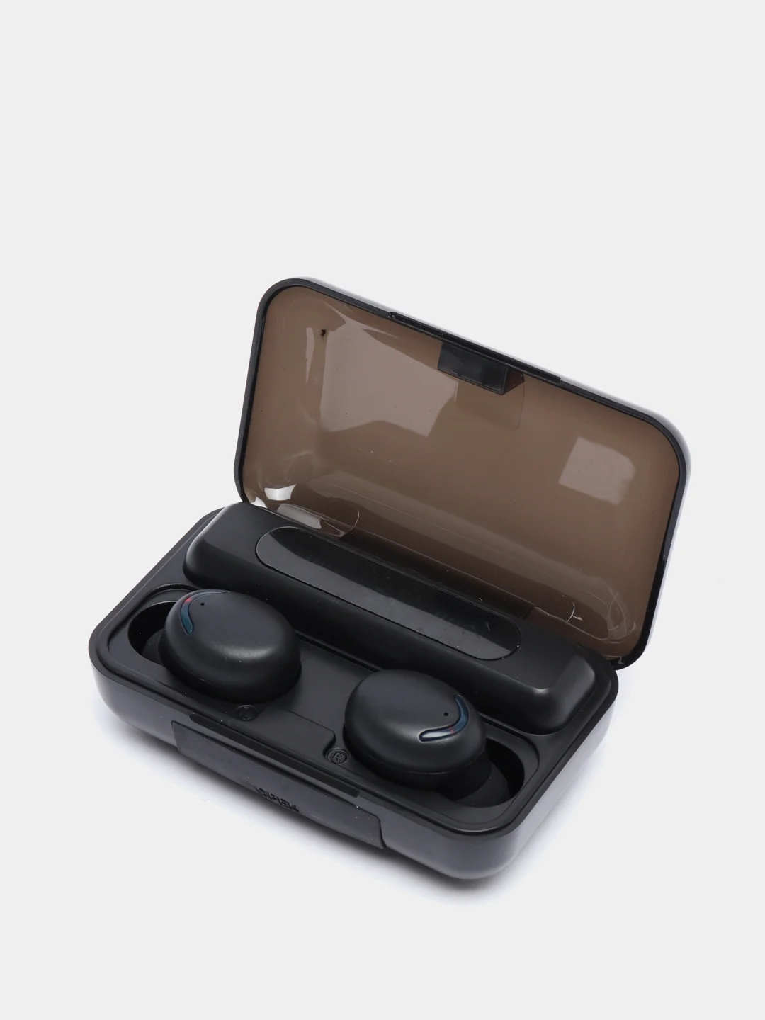 Черный наушники беспроводные tws F9, Bluetooth 5.2, гарнитура
