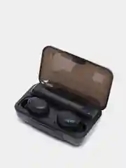 Черный наушники беспроводные tws F9, Bluetooth 5.2, гарнитура