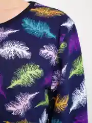 Синий milena21 Туника  женская "Капелька", туника из хлопка