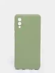 Лесной зеленый чехол силиконовый на Samsung Galaxy A02 (Самсунг Галакси А02), цветной, матовый