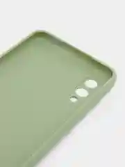 Лесной зеленый чехол силиконовый на Samsung Galaxy A02 (Самсунг Галакси А02), цветной, матовый
