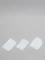 Белый скребки кондитерские, 3 штуки