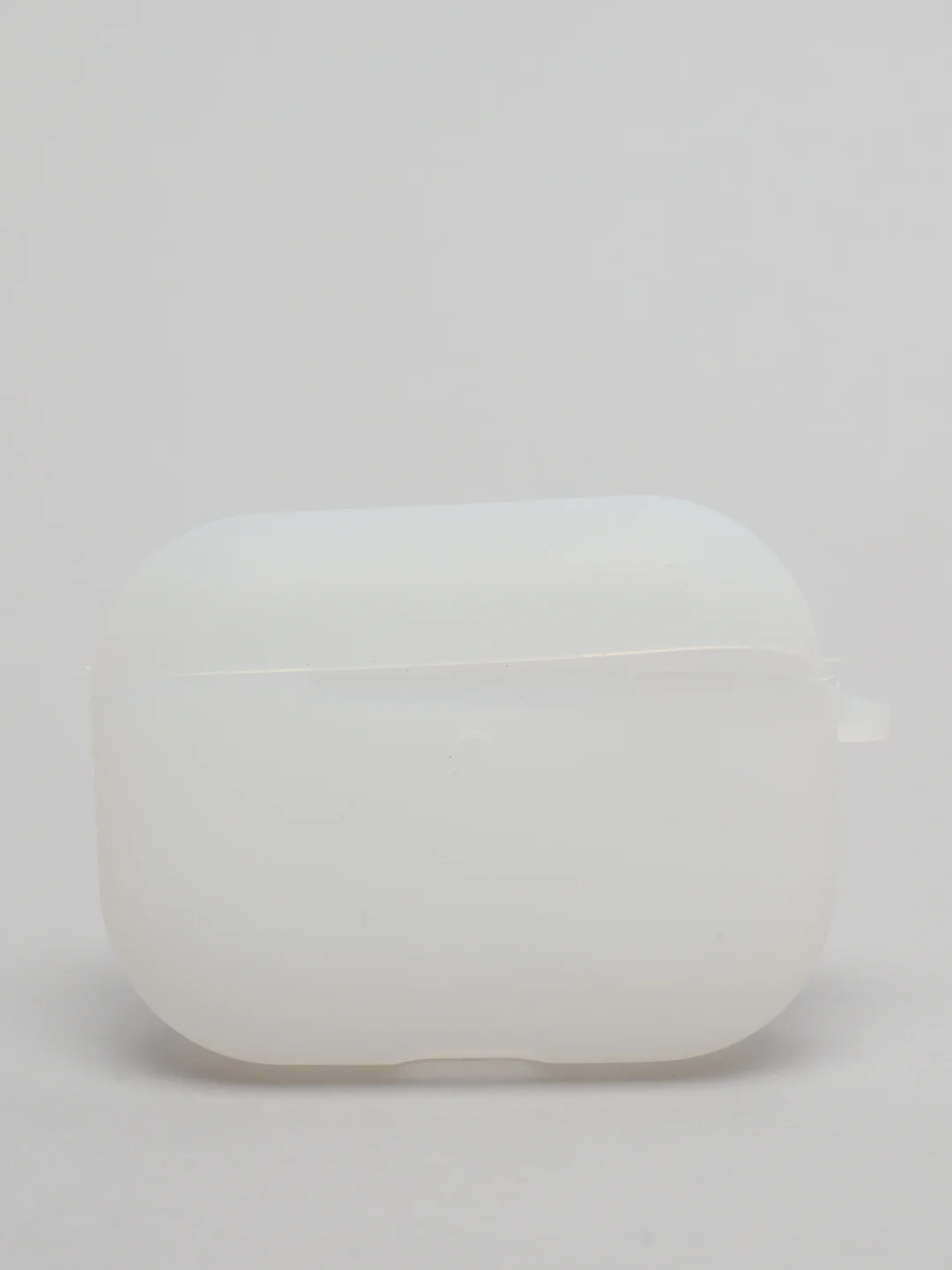 Прозрачный силиконовый чехол для наушников AirPods Pro с карабином
