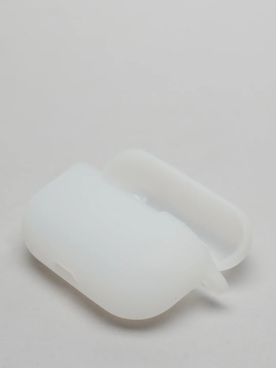 Прозрачный силиконовый чехол для наушников AirPods Pro с карабином
