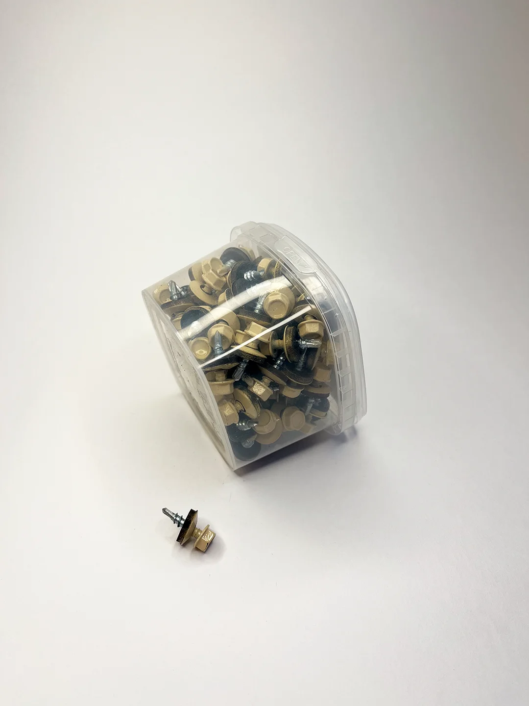 Кровельные саморезы со сверлом  4,8х19, RAL1014, слоновая кость
