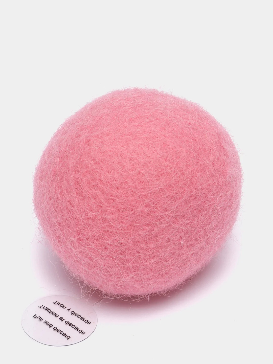 Розовый игрушечный мяч для кошек с мятой