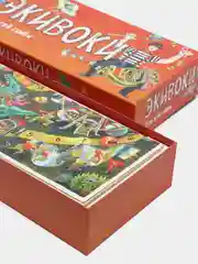 Бордовый настольная игра "Экивоки", разные виды