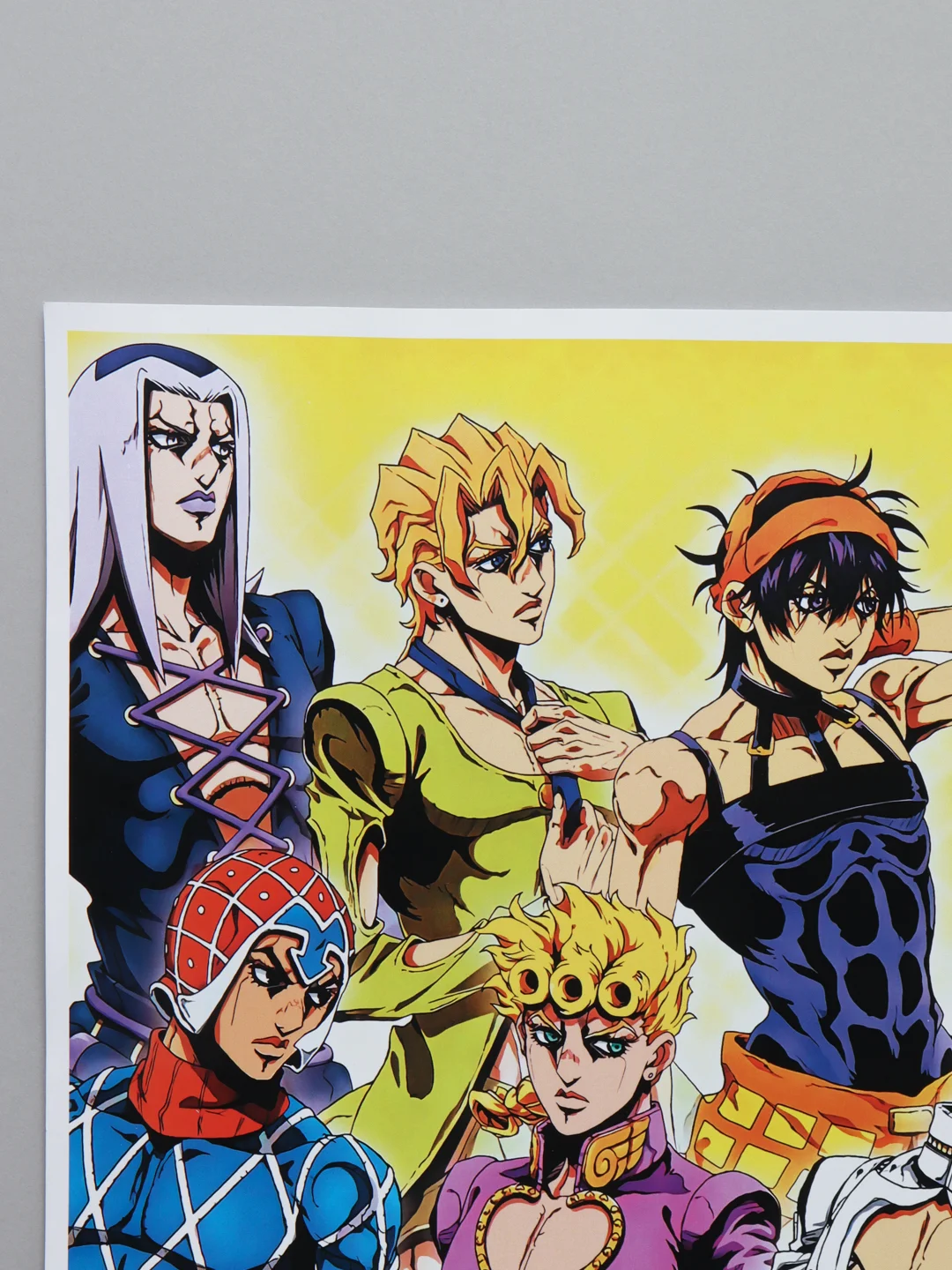 Мятный плакат аниме Клинок рассекающий демонов, ДжоДжо, JoJo, Kimetsu no Yaiba