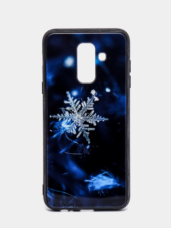 Силиконовый усиленный с рисунком чехол Samsung A6 plus/ СамсунгA6+(Plus)(A605FN)